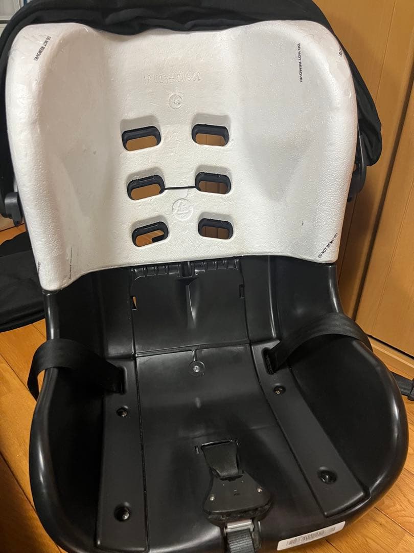 【廃番】Joie キャノピー付 チャイルドシート ギンガムチェック 付属品あり