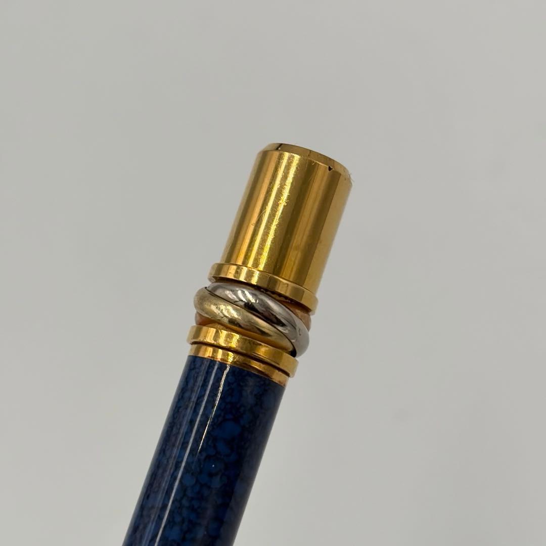 Cartier マスト ドゥ カルティエ トリニティ ボールペン マーブルラピス