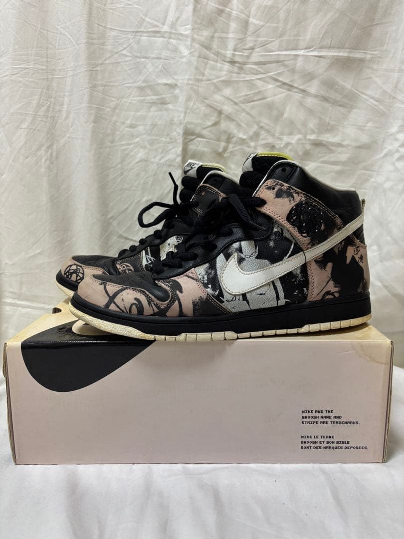 スケートボード NIKE DUNK SB HIGH PRO \"UNKLE\" Futura