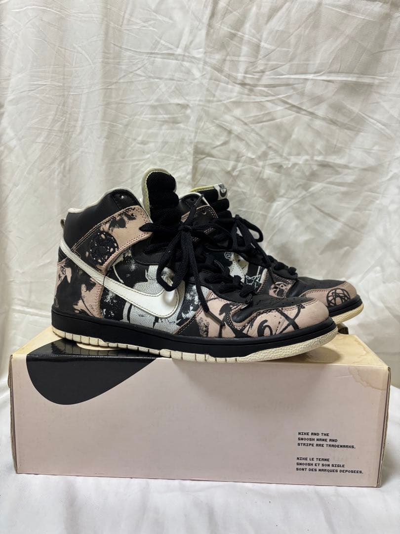 スケートボード NIKE DUNK SB HIGH PRO \"UNKLE\" Futura