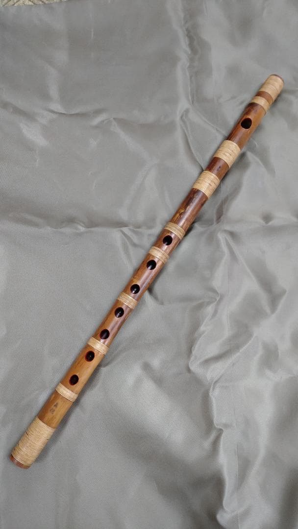 割引 本煤竹 煤篠笛 籐半重巻き 古典調四本調子