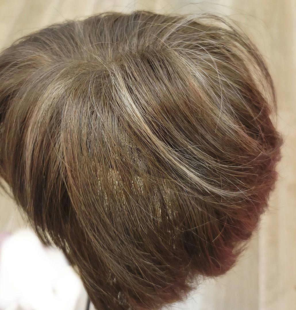 8分ウィッグ メッシュ入り