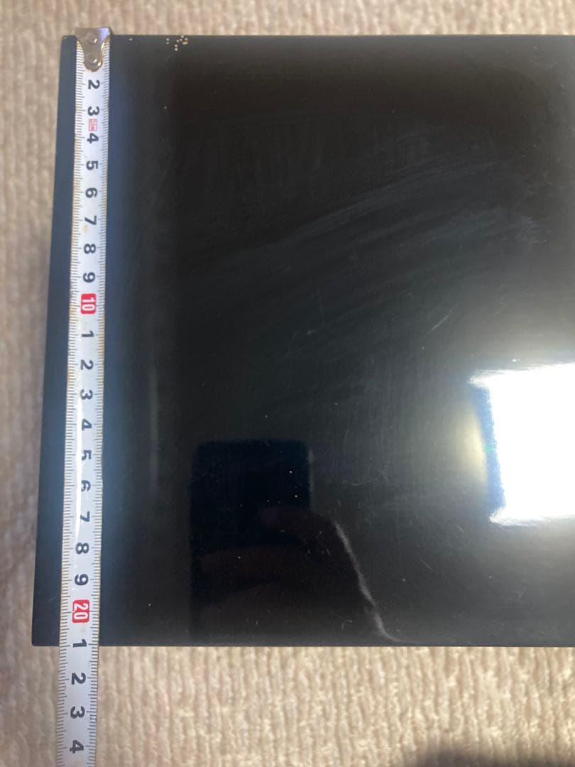 和風 漆塗り風 引き出し付き小物入れ 扇面蒔絵風 収納箱」