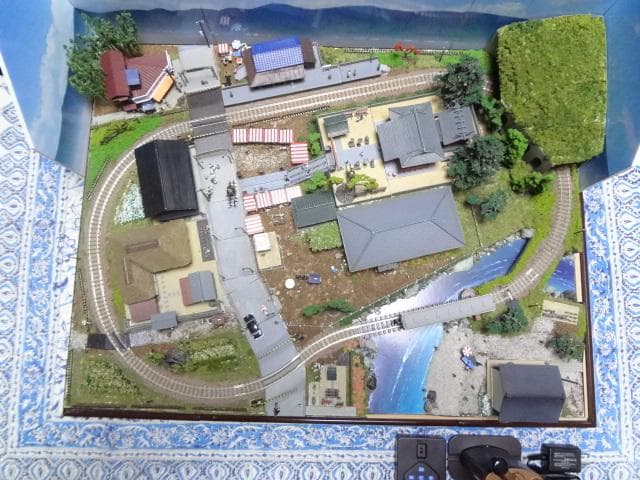 鉄道模型少年時代レイアウト・ジオラマ完成品 ケース・パワーパック付