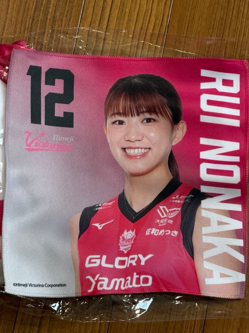 い*し様 非売品　野中瑠衣 ハンドタオル　フード付ブランケット　 ヴィクトリーナ