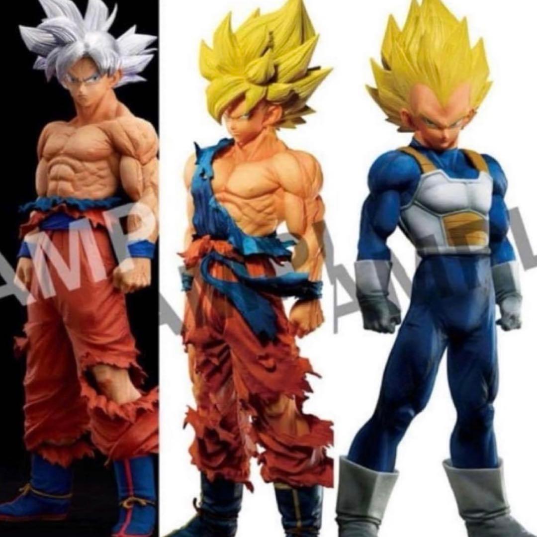 新品未開封 smsp ゲンキダマツリ 孫悟空 ベジータ フィギュア 3体