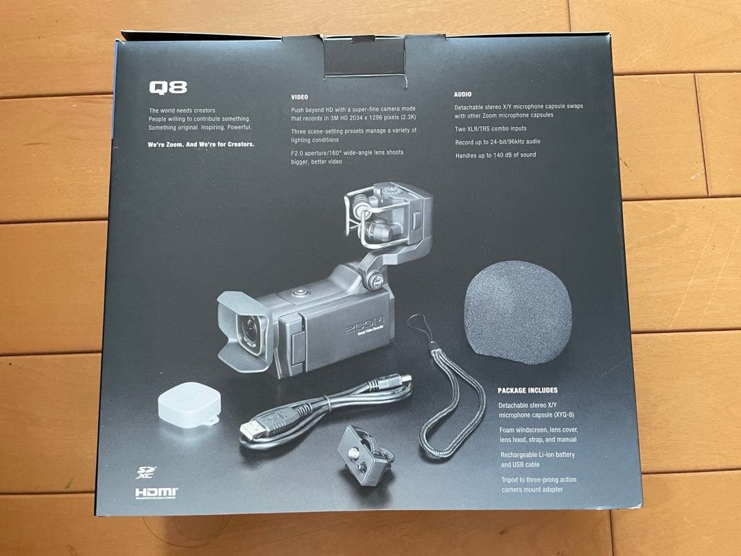 ZOOM Q8 ハンディビデオレコーダー