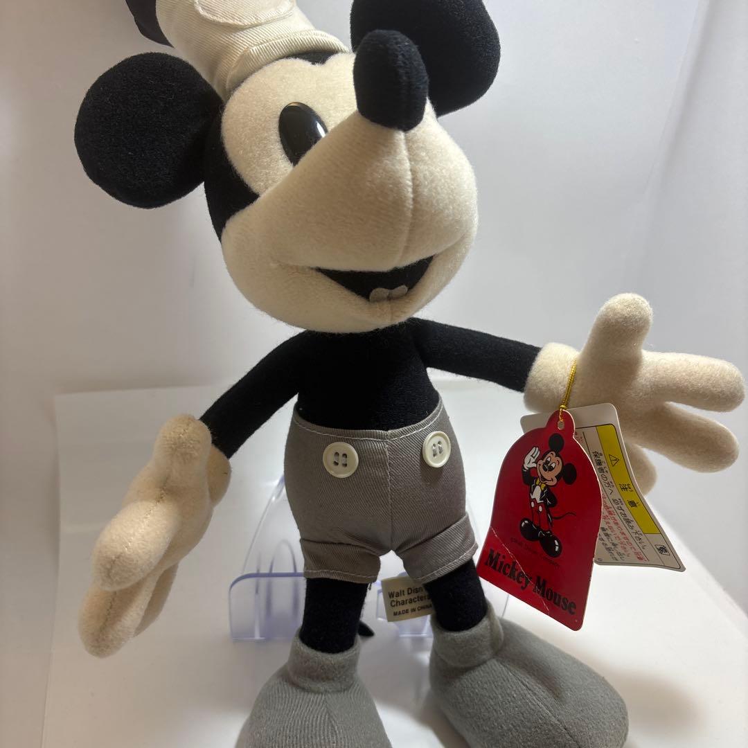 激レア　蒸気船ウィリー　タグ付き　ミッキーマウス ぬいぐるみ