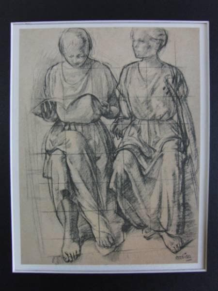 茶道具 加納臣峰作 灰青磁 紫陽花茶碗 共布共箱 C 8402