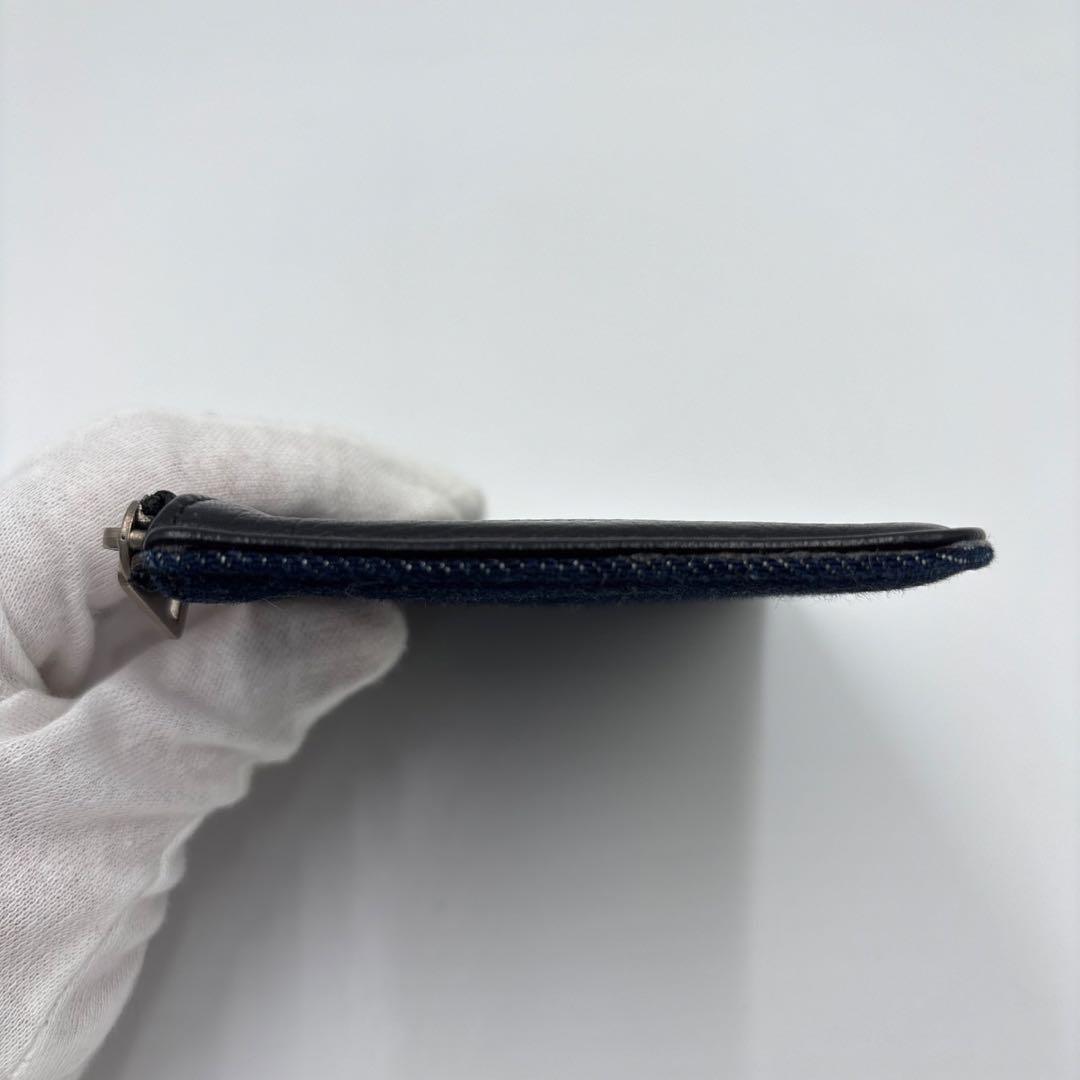 ロエベ ジュンヤワタナベ コラボ デニム パッチワーク ケース アナグラム