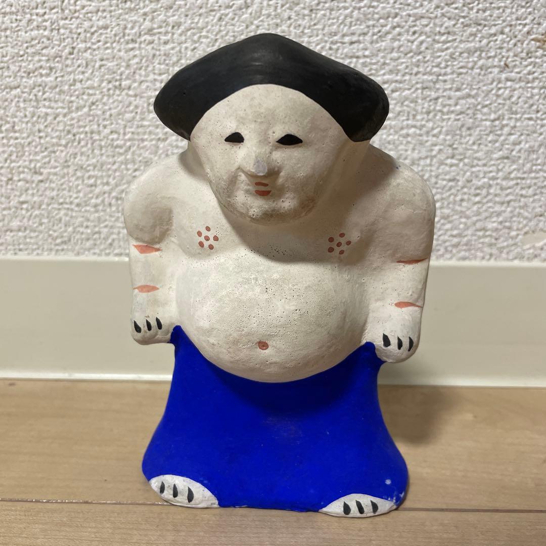 大和出雲人形 土人形 力士 お相撲さん 相撲取り 民芸 郷土 郷土玩具