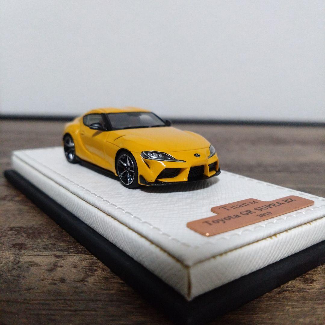 Toyota GR SUPRA RZ 2019 イエロー 1/64makeup製