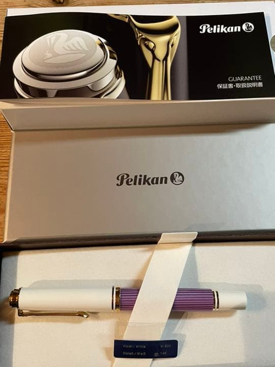 ペリカン EF 万年筆 バイオレットホワイト スーベレーン M600