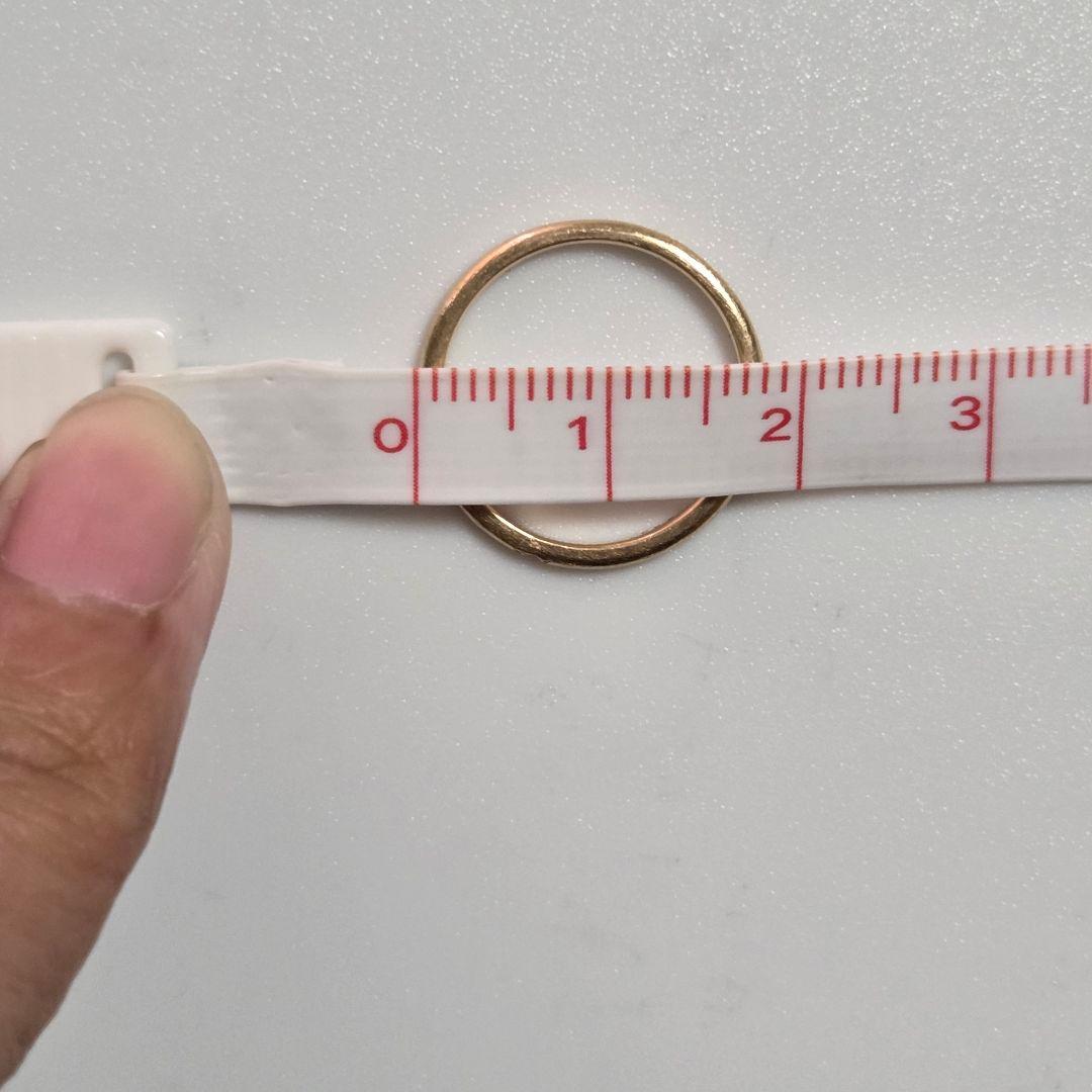 アガット ゴールドリング ダイヤモンド付き