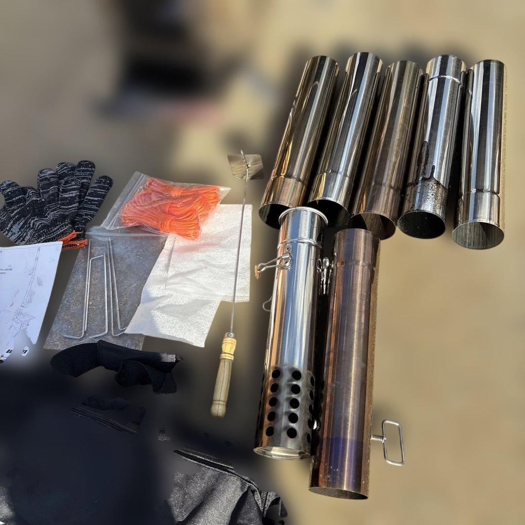 unho 薪ストーブ 収納バッグ付き一回使用品