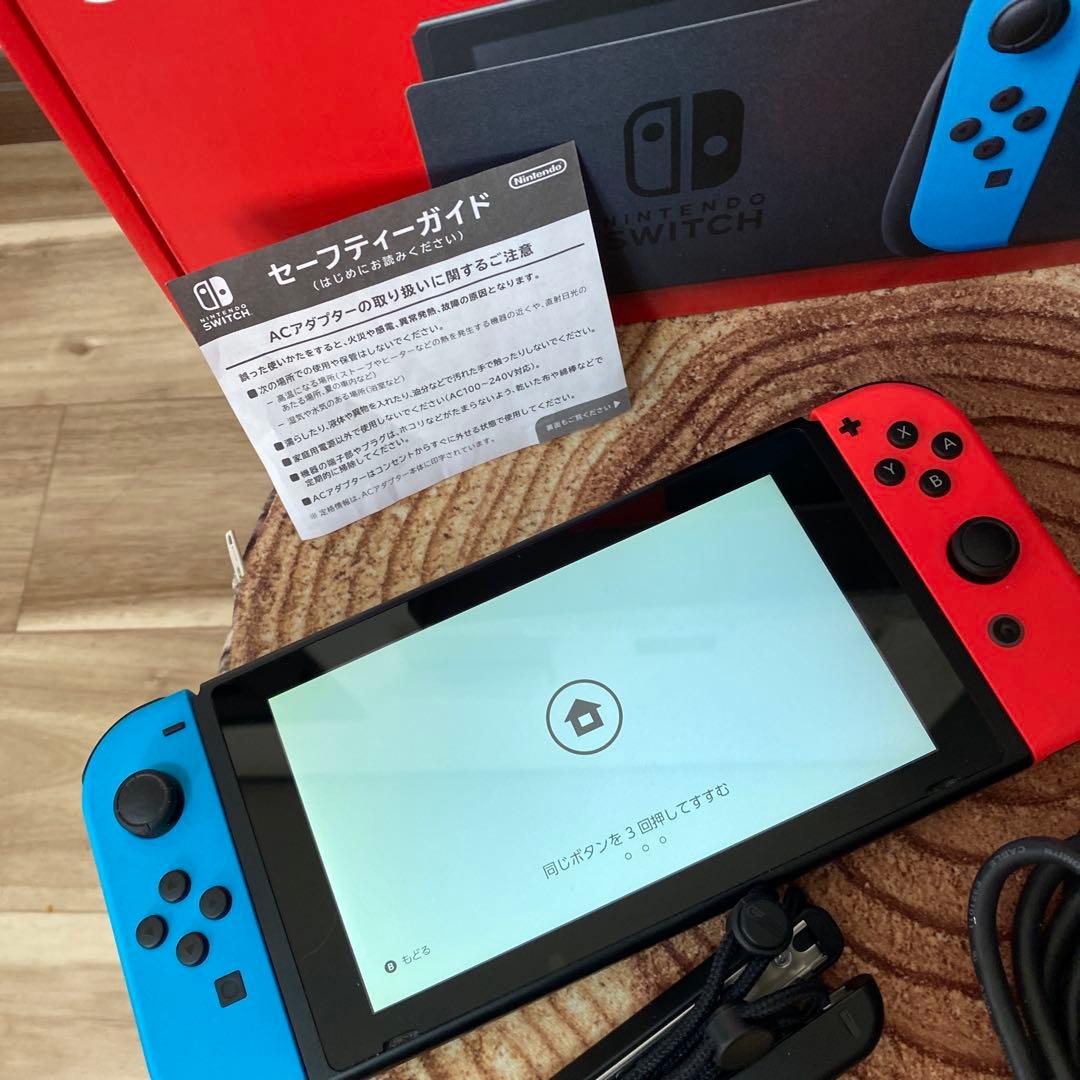 Nintendo Switch ニンテンドースイッチ本体　ネオン ③