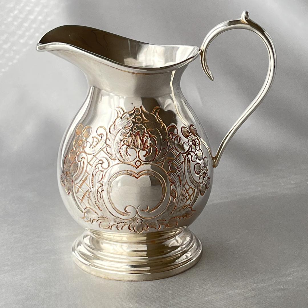 【Barker & Ellis】 コーヒーセット【シルバープレート】バチェラー