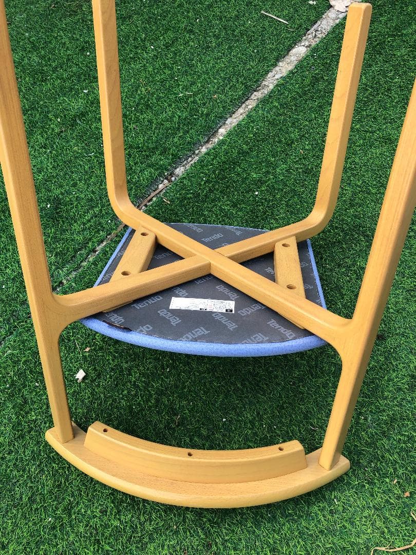 ○天童木工 椅子 イス 4脚 セット T-5348WB-ST型 天然木製フレーム