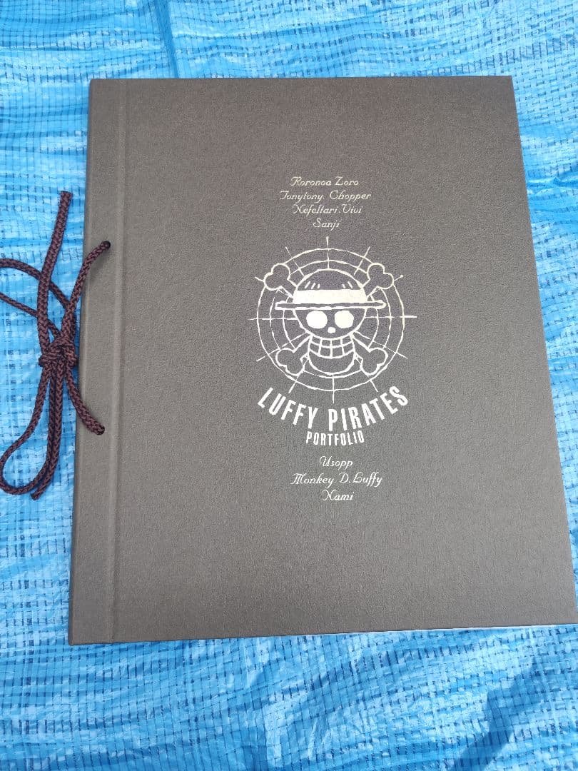 ONE PIECE ポートフォリオ　ルフィ　ゾロ　ナミ　サンジ　ポートレート付き