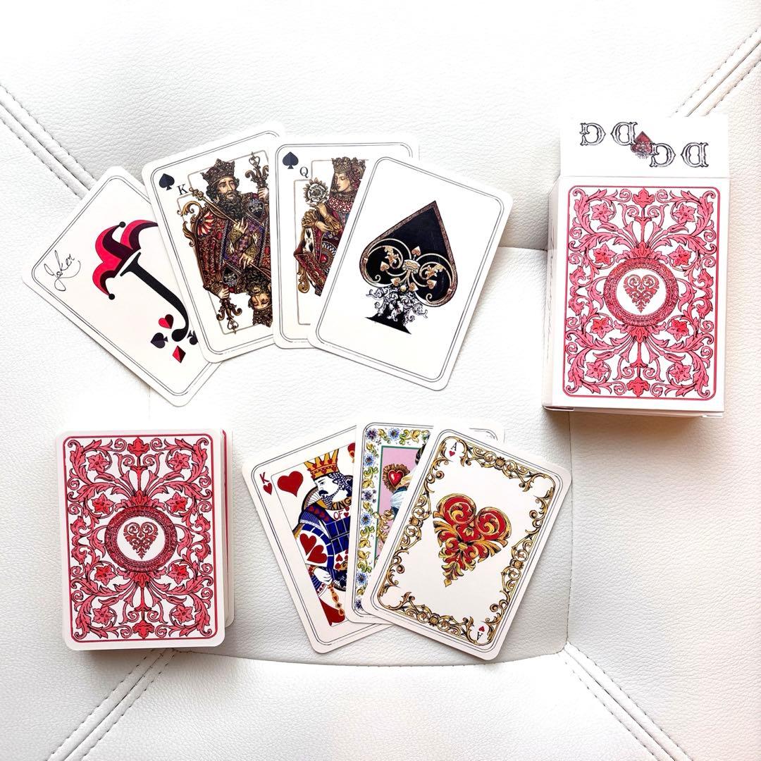 【新品、未使用】dolce&gabbana希少！オリジナル柄トランプ　確実正規品