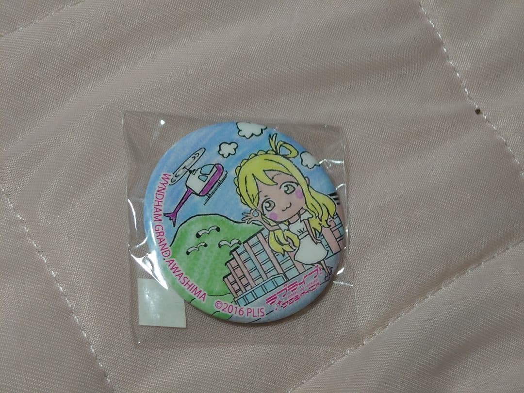 ラブライブサンシャイン まちあるき缶バッジ 小原鞠莉 ウィンダム