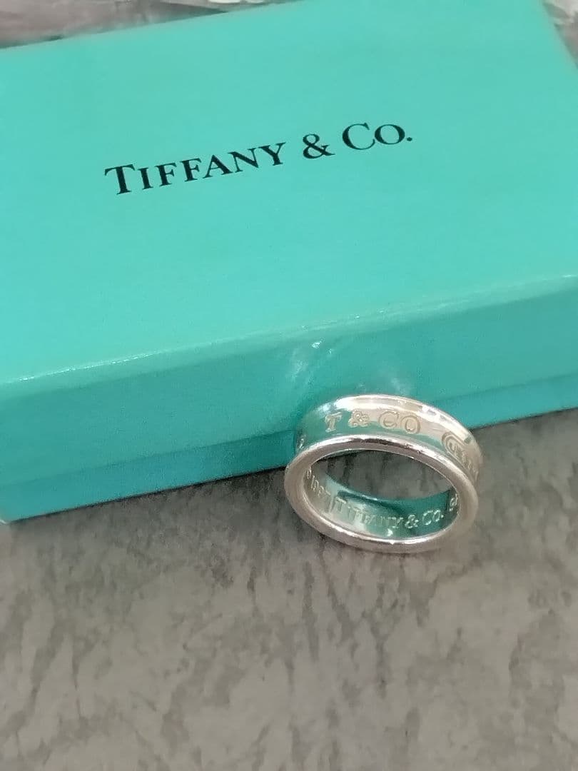 TIFFANY　ナローリング　シルバーリング　#13　　中古品