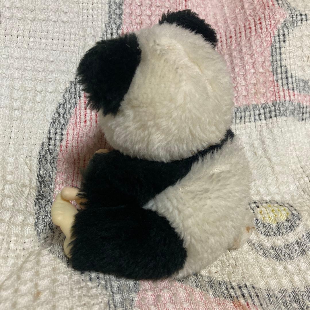 ファースト　モンチッチ風　パンダ　ぬいぐるみ　② レトロ　中古品