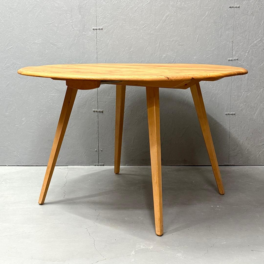 ERCOL(アーコール) /ドロップリーフ ラウンドテーブル (402)