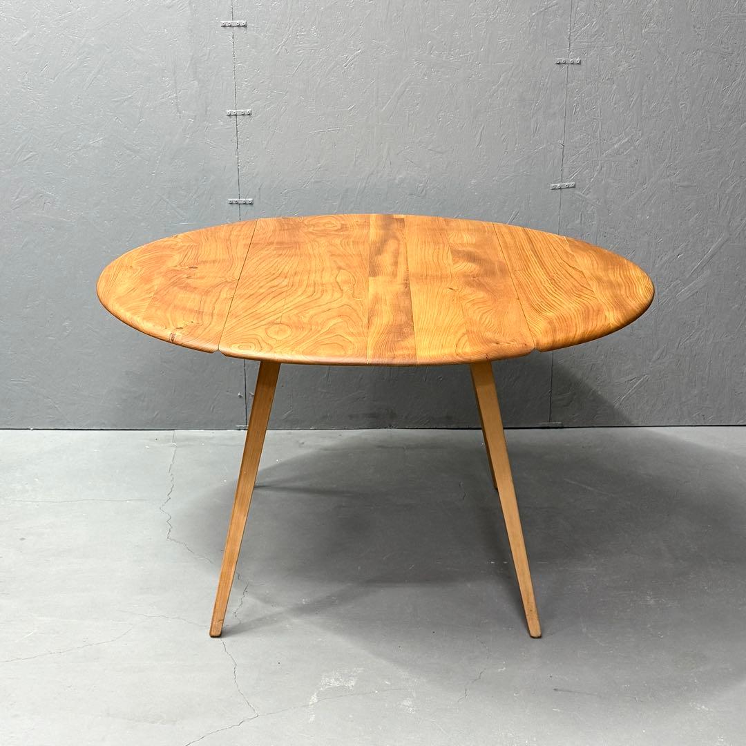 ERCOL(アーコール) /ドロップリーフ ラウンドテーブル (402)