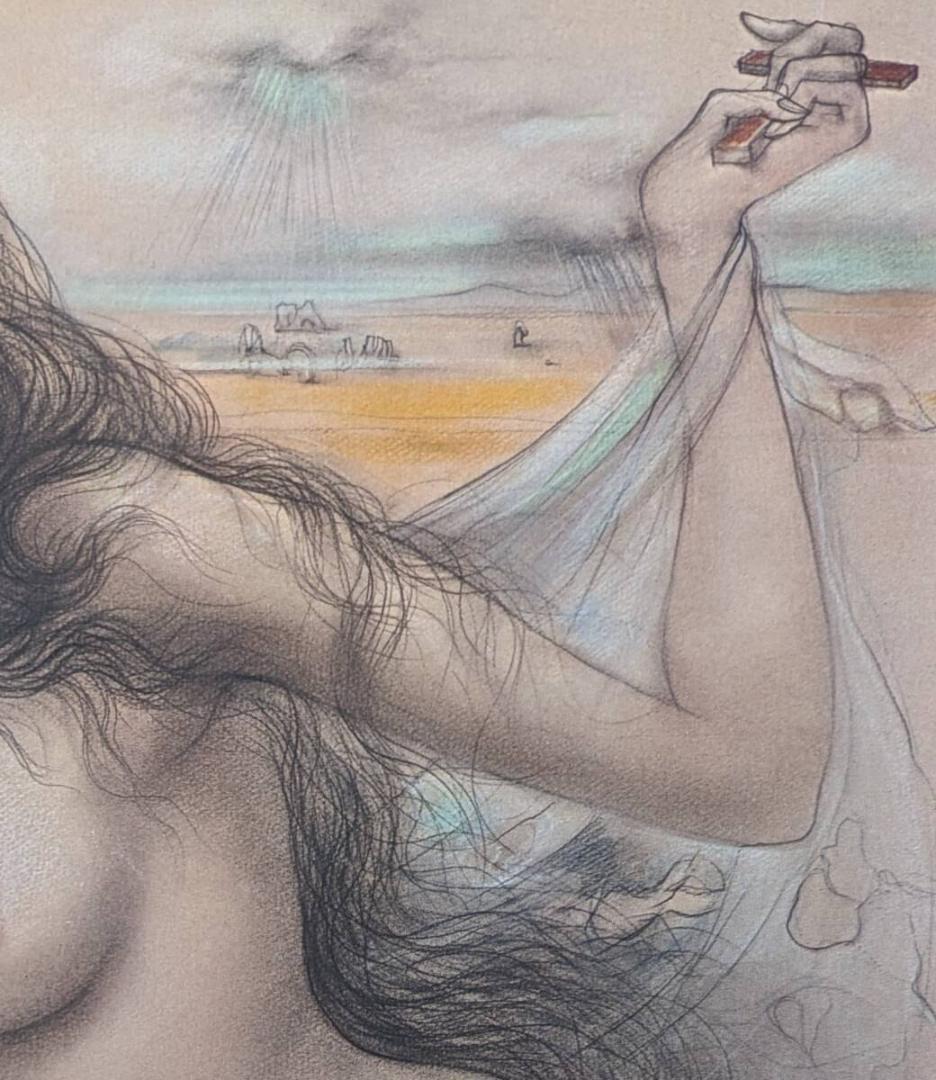 古沢岩美、「沙漠のマドレーヌ」、厳選、希少画集・額装画、限定800部、人気作品