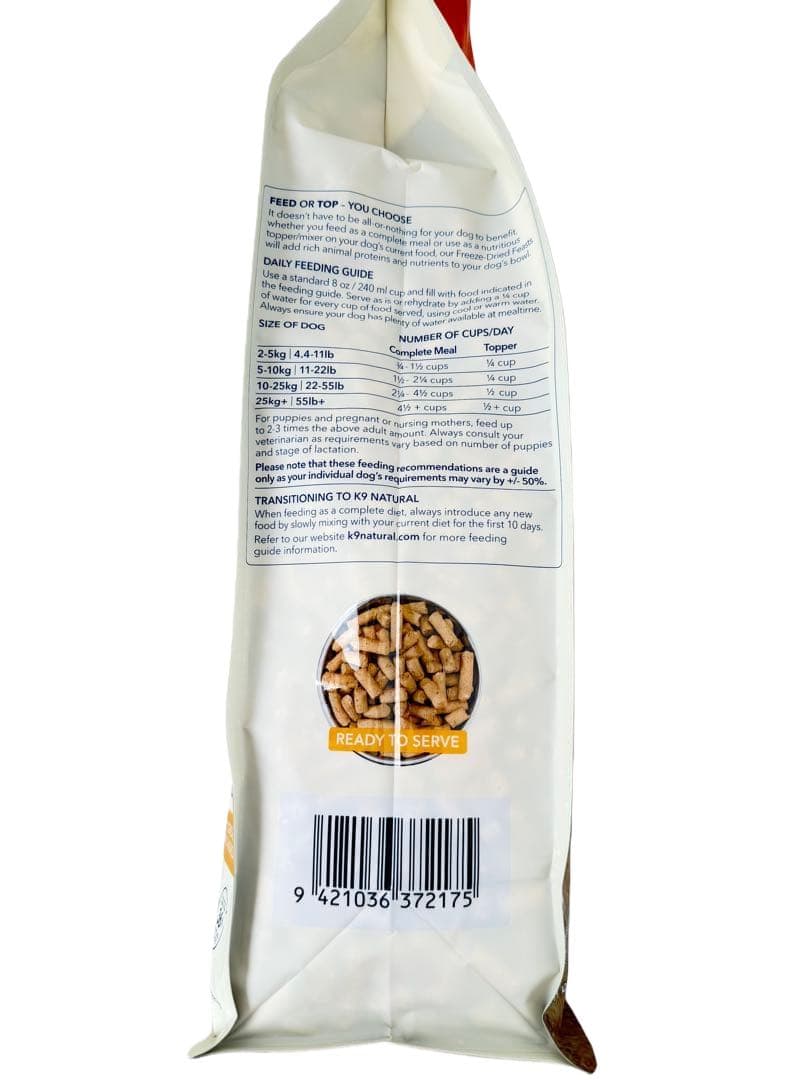 K9natural（K9ナチュラル）【チキン・フィースト】　3.6kg