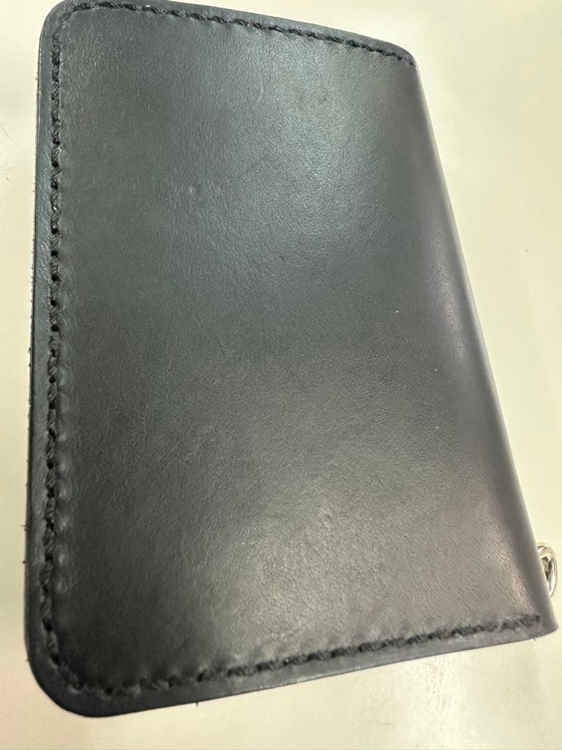 ショート　トラッカーウォレット　シルバー925 クロスボール　ブルガロ