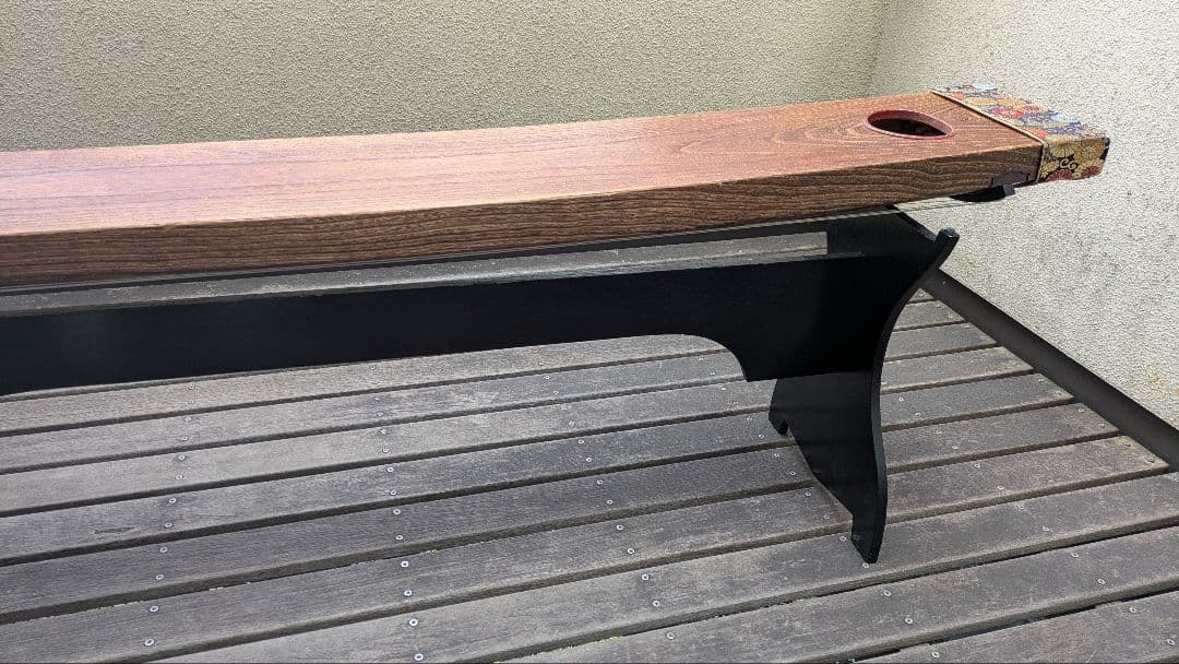 十三絃箏 上掛け式油箪 天然素材の 琴柱. 天然素材の琴柱用ケース