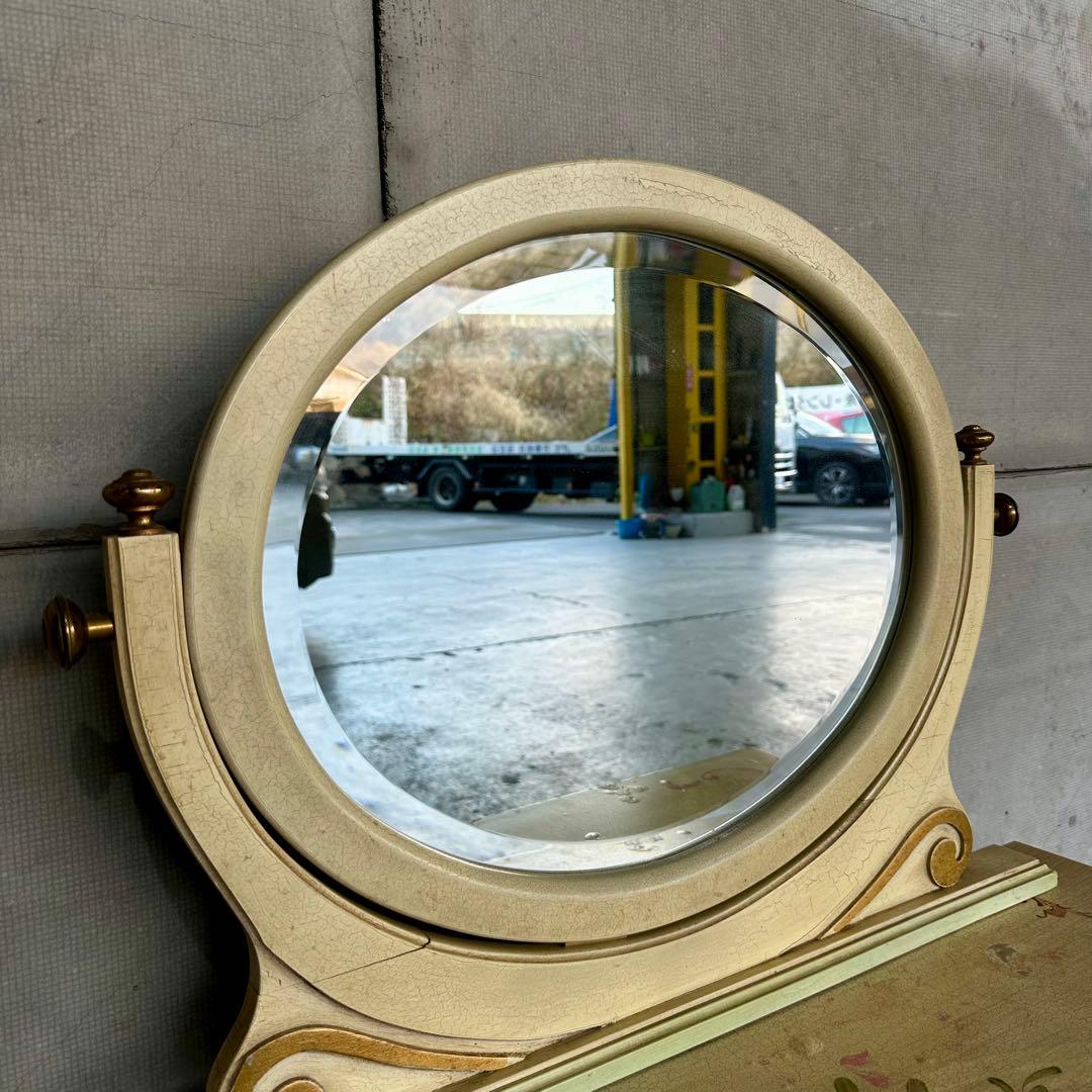 ✿70s✿ ヨーロッパ 手書き装飾 ロココ フレンチ シャビー ドレッサー