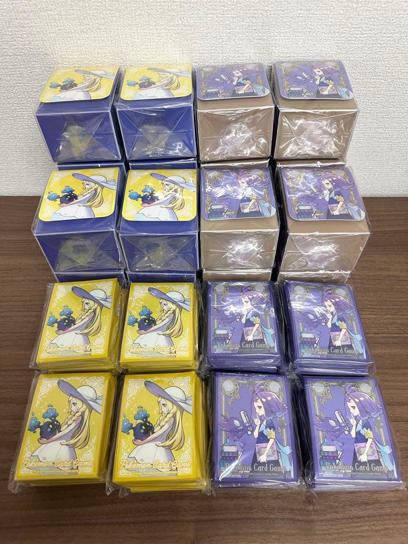 ポケモン　リーリエ アセロラ デッキケース デッキシールド　20セット