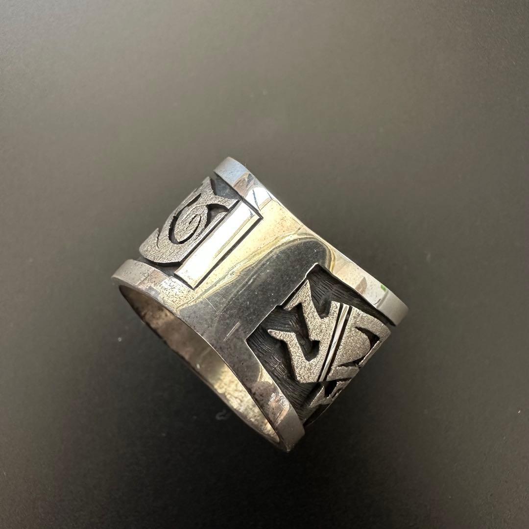 HOPI Berra Tawahongva オーバーレイ リング　29号