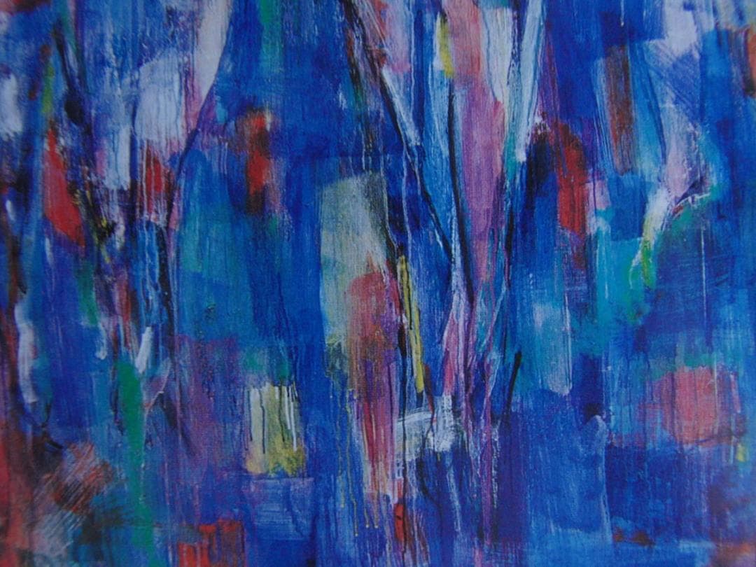 石垣定哉、【誕生のダンス】、希少な額装用画集より、新品額装付