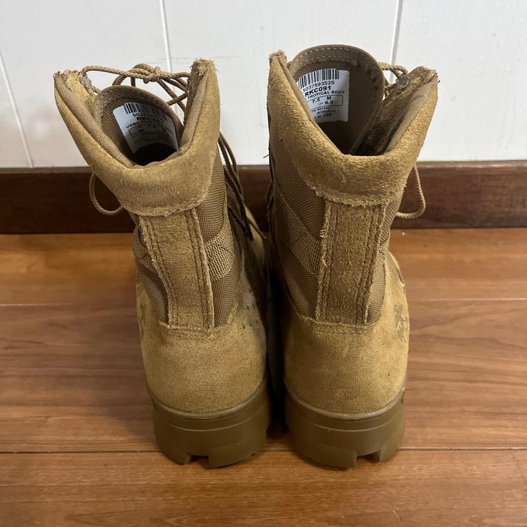 美品 米軍 実物 ROCKY USMC TROPICAL BOOT 25.5cm L10882428 - 靴