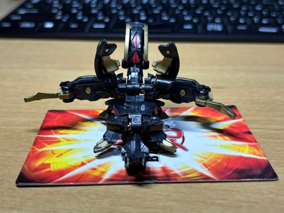 爆丸 ウィンデッキ　扇ドミル&陣ドグマ&吼オドス カード付き（1枚欠損）