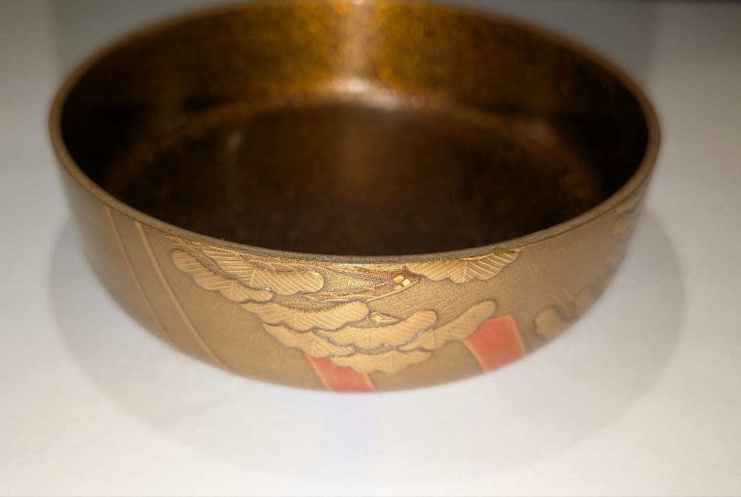 金地御所車蒔絵 平棗』清水庄三 内金梨子 輪島塗 茶道具 表千家 共箱