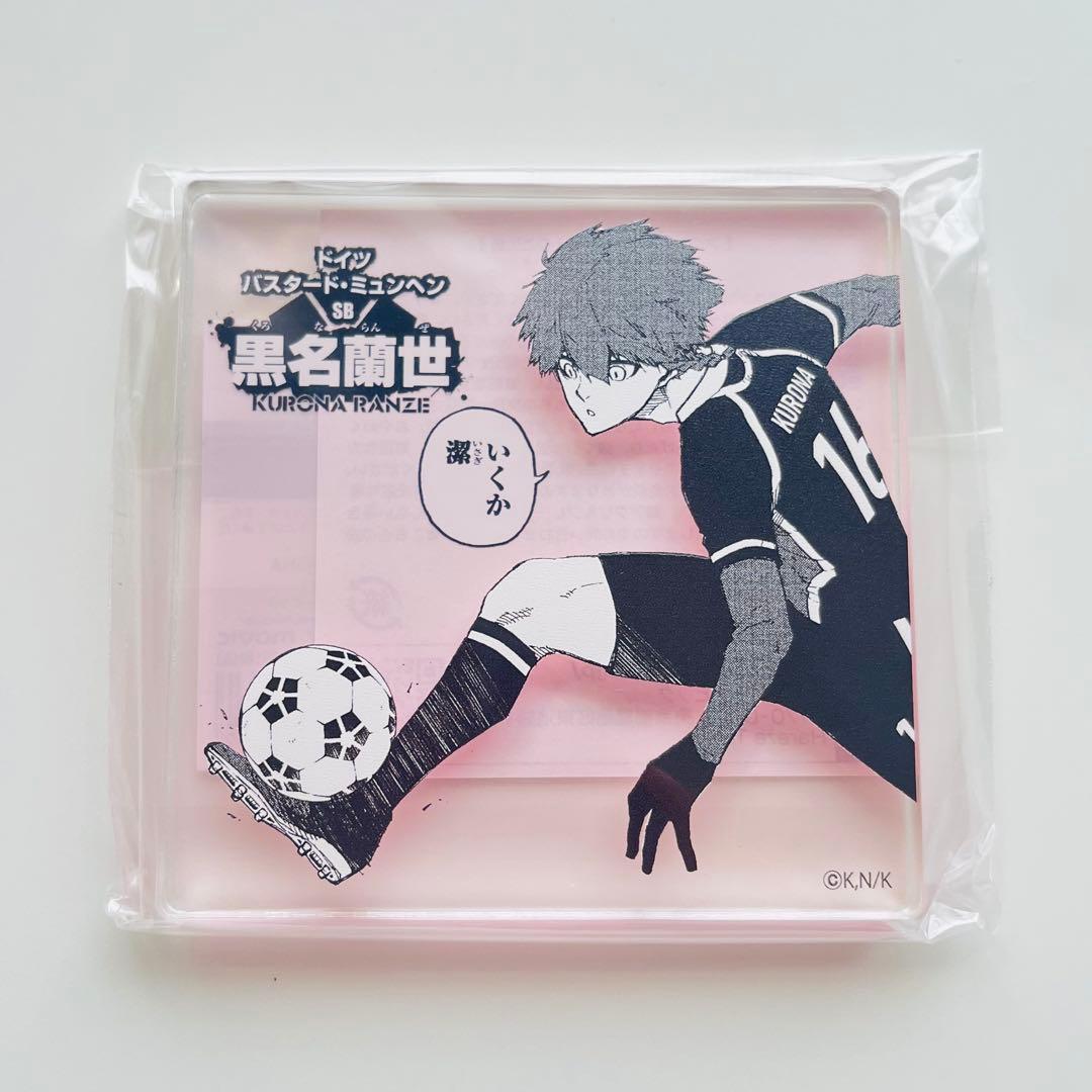 原画展 黒名蘭世 推しキャラバッジ カラー ブルーロック展 ブルロ F