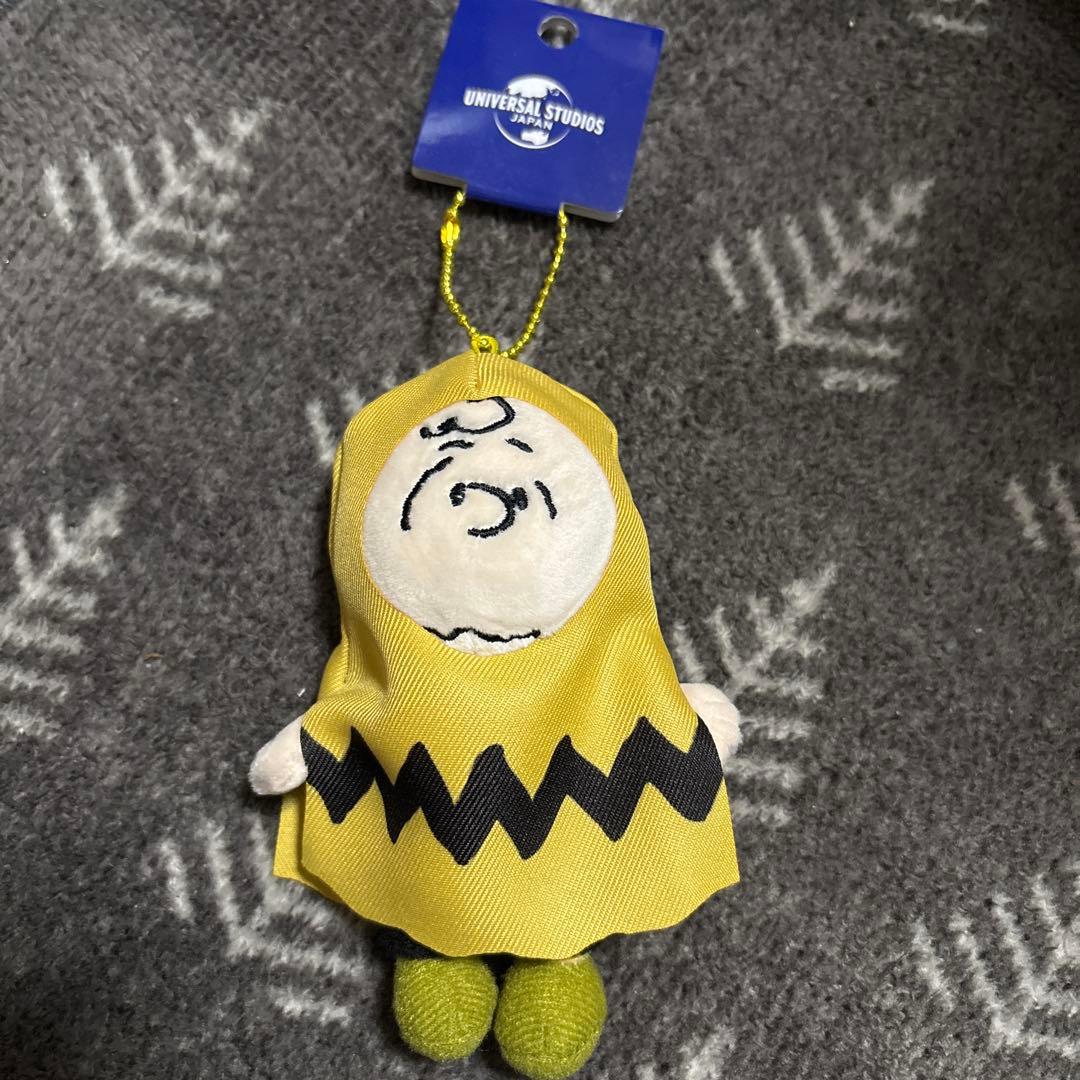 USJ限定 チャーリーブラウン ハロウィン オバケ マスコットキー