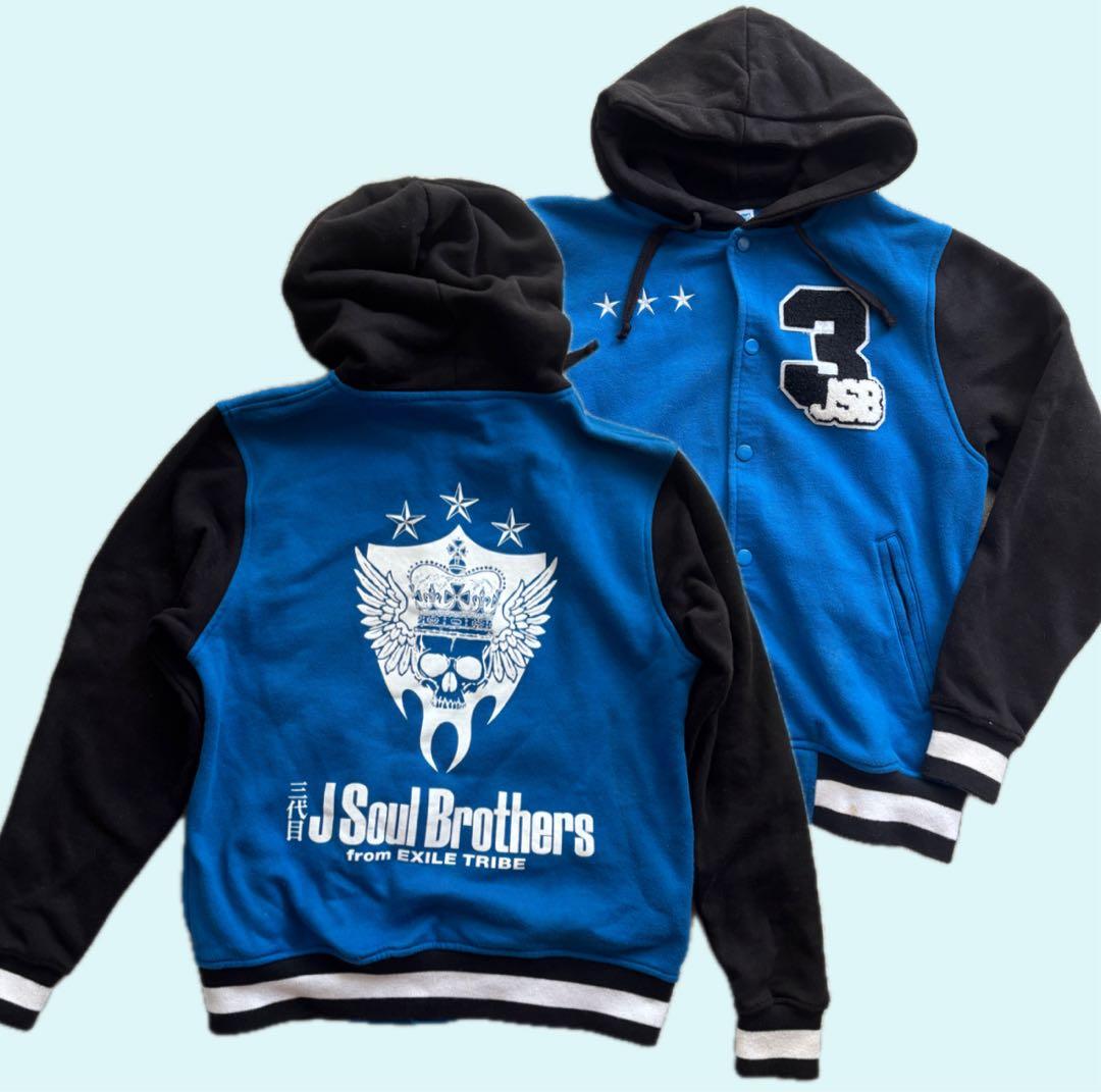 三代目JSB 会場限定パーカー BLUE IMPACT Mサイズ - メルカリ
