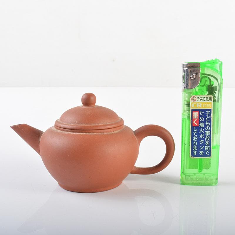 ショップ 中国 紫砂 朱泥 急須 茶壷 在銘 C R6285 中国 紫砂 朱泥 急須