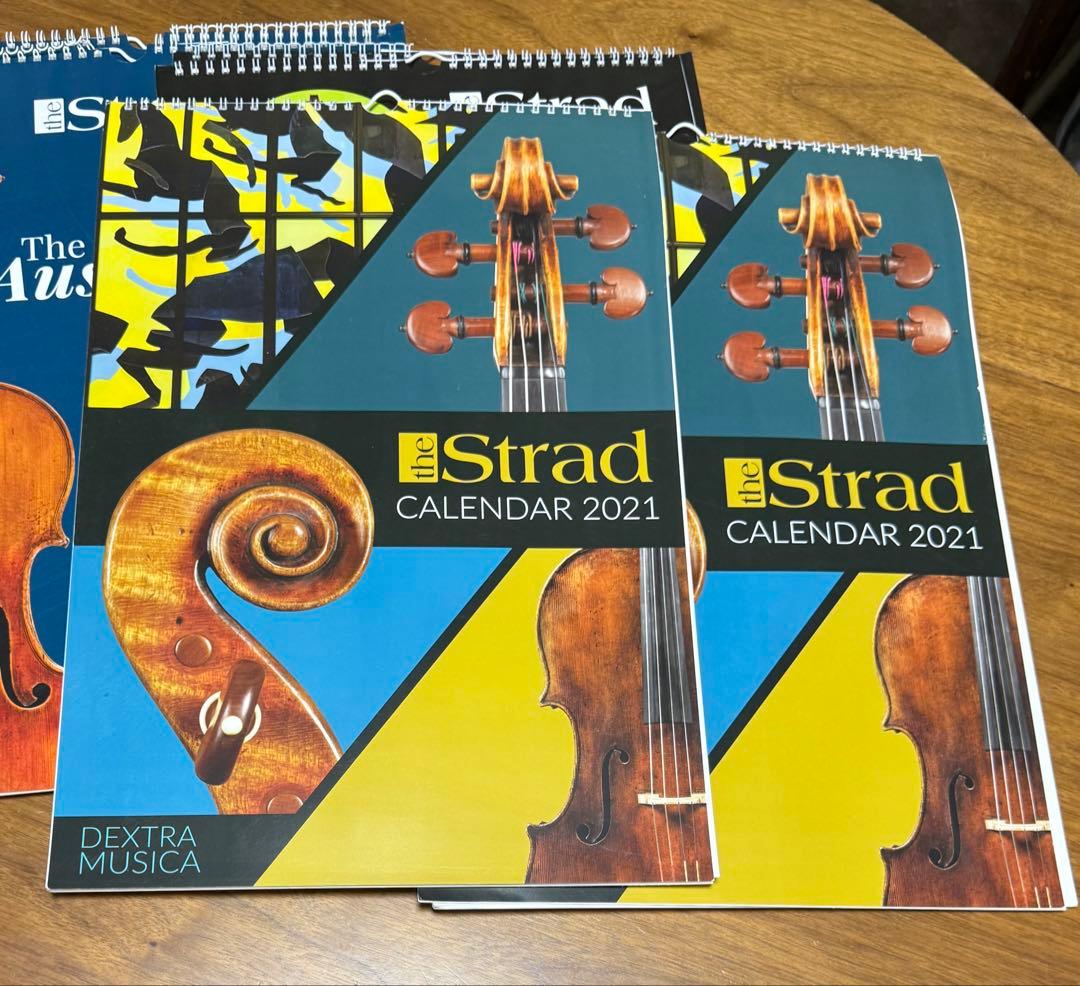 チェロ ヴァイオリン ヴィオラ 弦楽器 Strad カレンダー 12冊