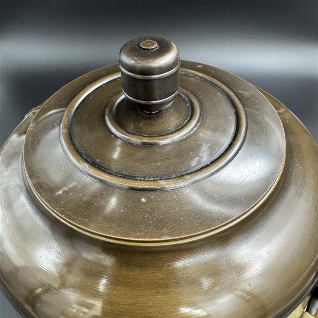 金谷浄雲 利休形 唐銅皆具 共箱付き 茶道具 水指 建