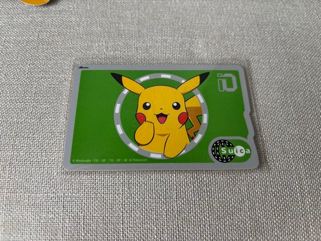 【使用可能】【美品】JR記念ピカチュウSUICA 台紙付き