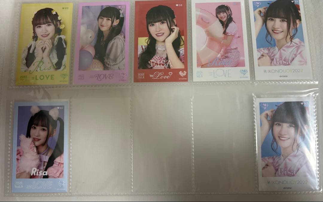 =LOVE 音嶋莉沙 ミニフォト IDフォト トレカ まとめ売り イコラブ