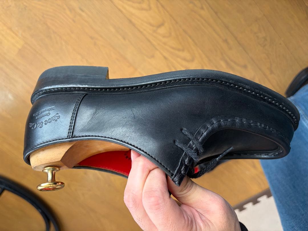 週末価格リーガルシューアンドコーチロリアンシューズ ブラック 25cm