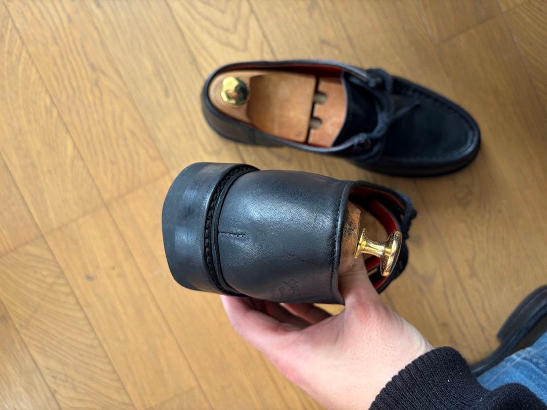 週末価格リーガルシューアンドコーチロリアンシューズ ブラック 25cm